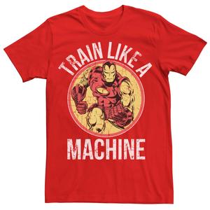 Мужская футболка Marvel Iron Man Train Like A Machine Licensed Character
