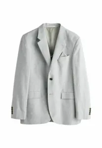 Пиджак классического кроя с текстурированной поверхностью Next, Grey