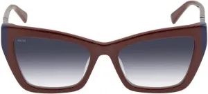 Женские солнцезащитные очки MCM с синим градиентом "кошачий глаз" MCM722SLB 607 54, Burgundy Blue