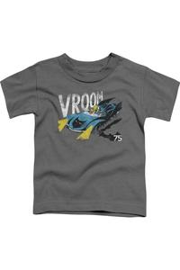 Футболка с коротким рукавом Batman Vroom для малышей Gildan, Charcoal