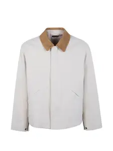 Рубашка-куртка с замшевым воротником TOM FORD, нейтральный