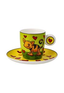 Чашка для эспрессо Ed Heck Love Cat Goebel, bunt