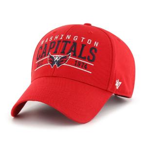 Мужская красная регулируемая кепка Washington Capitals Centerline MVP '47
