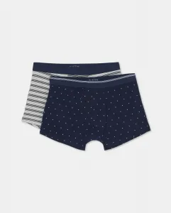 Набор из 2 боксеров с узором для мужчин Dustin, темно-синий