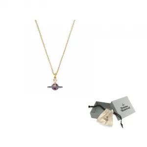 Vivienne Westwood Латунное ожерелье Unisex Purple