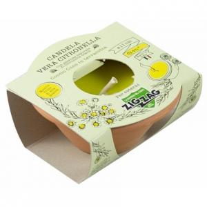 Свеча Citronella in Coccio 11 см Zig Zag