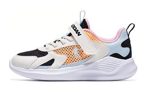 Детские кроссовки GS Low-top черные/белые/оранжевые Qiaodan