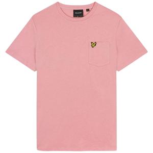 Футболка с карманом для ладони на груди Lyle & Scott, розовый