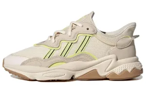 Кроссовки Adidas Women's Ozweego 'Wonder White Pulse Yellow', бежевый