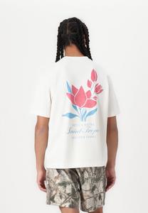 Футболка с принтом LUXURY HOTEL Abercrombie & Fitch, белый