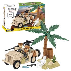 COBI BLOCKS 2298 Jeep Willys HC WW2 180 Эл.