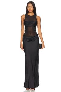 Платье макси физа Nbd, черный