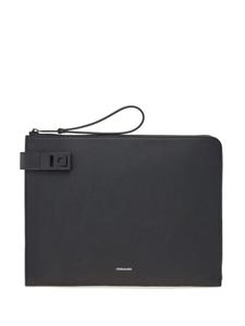 Сумка с пряжкой Gancini Ferragamo, черный