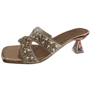 Женские тапочки-слайды, устойчивые к истиранию и запаху Puppytown, Champagne