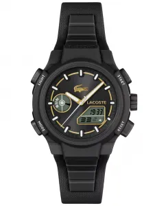 Женские часы LC33 с черным силиконовым ремешком, 40 мм Lacoste