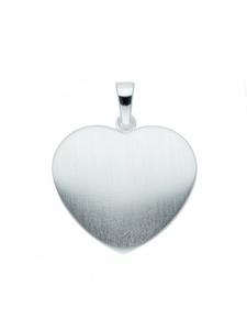 Adeliás Женский кулон из серебра 925 пробы с гравированной пластиной