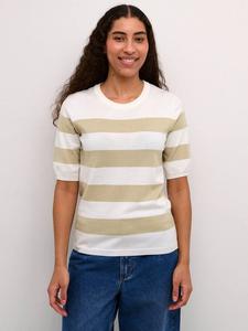 Джемпер в полоску тонкой вязки kalizza KAFFE, цвет Chalk/Feather