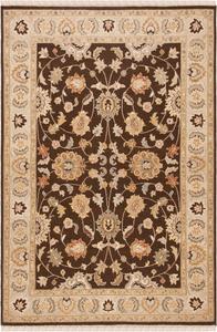Ковер ручной работы из премиальной шерсти safavieh sumak collection brown / beige sum411a традиционный, 183 x 275 см