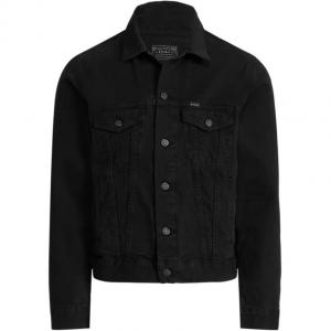 Джинсовая куртка мужская черная Polo Ralph Lauren