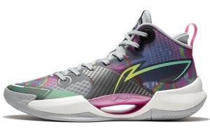 LINING Мужские баскетбольные кроссовки Mid Top в кирпично-сером цвете