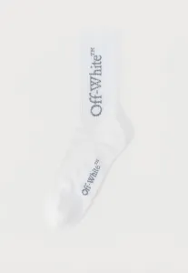 Средние книжные носки Off-White, White/Grey