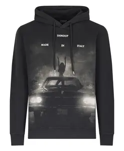 Толстовка оверсайз Dondup, черный