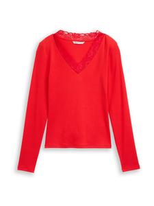 Рубашка TOM TAILOR DENIM, красный