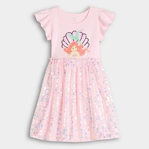 Платье-пачка с пайетками Disney's The Little Mermaid Ariel для девочек 4-12 лет Disney/Jumping Beans