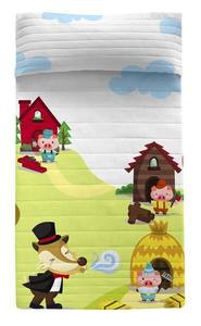 Покрывало Mr. fox Piggys, 4x180x260 см, разноцветный