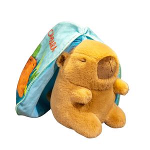 Мягкая игрушка трансформирующаяся капибара, 25 см Mr. Toy