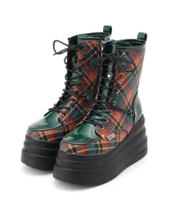 Ботинки на платформе Yosuke Usa, цвет Green/C