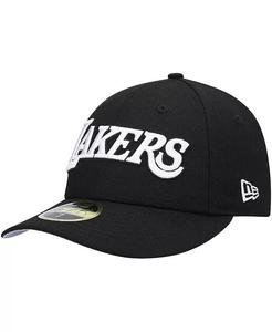 Мужская черная приталенная кепка с логотипом команды Los Angeles Lakers 59FIFTY 59FIFTY New Era