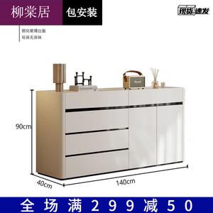 Liutangju Комод 140х40х90 см для спальни и гостиной, лакированный, с установкой