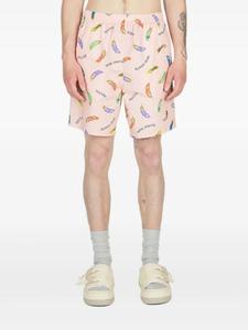 Шорты с перьями Human Made, розовый