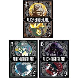 Alice in Borderland Volume (4-6) Collection 3 Books Set By Haro Aso (VIZ Media Ltd)