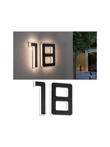 Комплект солнечных светодиодных светильников для номера дома Paulmann