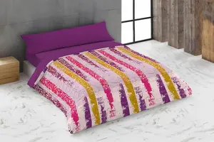 Комплект постельного белья URBAN Violet, размер King Size 260 x 240 см, 4 предмета Hosteline