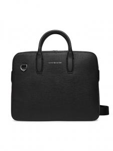 Сумка для ноутбука Tommy Hilfiger Th Business Leather Computer Bag AM0AM13642 Schwarz
