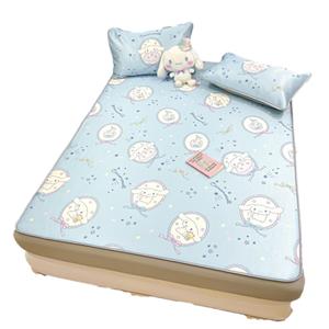Покрывало Ice Silk Mat Sanrio, синий