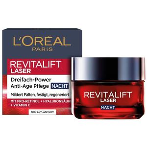 Ночной крем revitalift laser dreifach-power anti-age Loreal Paris, объем 50 мл