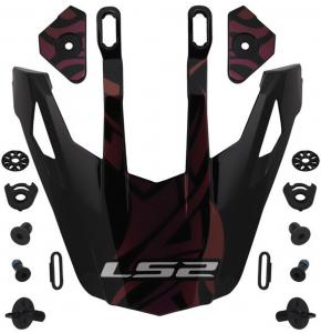 Козырек шлема LS2 mx702 rangi, Black