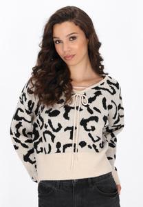 Джемпер myMo ROCKS Jumper, Offwhite Black/Off-White