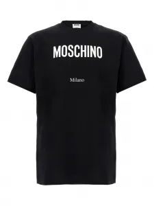 Футболка с логотипом Moschino, черный