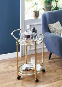 HAKU сервировочная тележка 59х79х49 см, цвет vermessingt