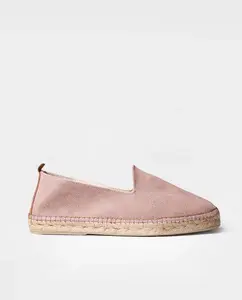 Мужские однотонные тканевые эспадрильи без застежки Toni Pons, розовый