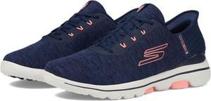 Кроссовки Go Golf Walk 5 Hands Free Slip-Ins Skechers, цвет Navy/Pink