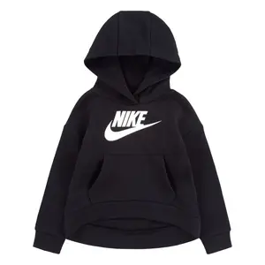 Толстовка Nike Club Fleece High Low, черный