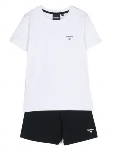 Спортивный костюм с логотипом Barbour Kids, белый