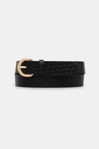 Кожаный ремень Calvin Klein, черный