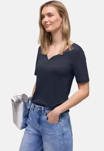 Простая футболка Street One, Blau